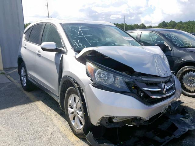 5J6RM3H79DL010815 - 2013 HONDA CR-V EXL SILVER photo 1