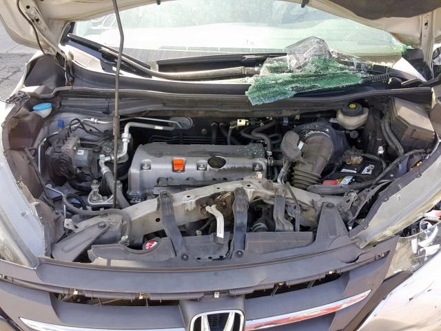 5J6RM3H79DL010815 - 2013 HONDA CR-V EXL SILVER photo 7