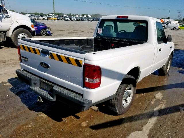 1FTYR10D59PA62578 - 2009 FORD RANGER WHITE photo 4