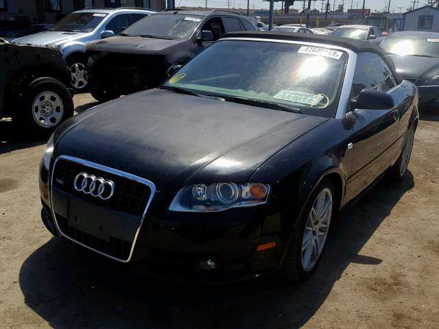 WAUAF48HX9K010487 - 2009 AUDI A4 2.0T CA BLACK photo 2