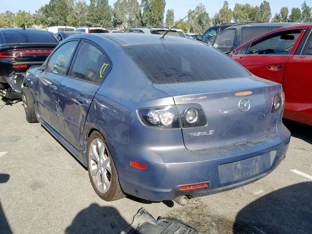 JM1BK324471625767 - 2007 MAZDA 3 S GRAY photo 3