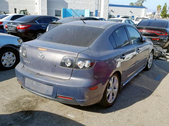 JM1BK324471625767 - 2007 MAZDA 3 S GRAY photo 4