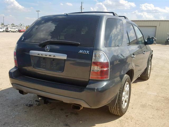 2HNYD18646H533439 - 2006 ACURA MDX TOURIN BLUE photo 4