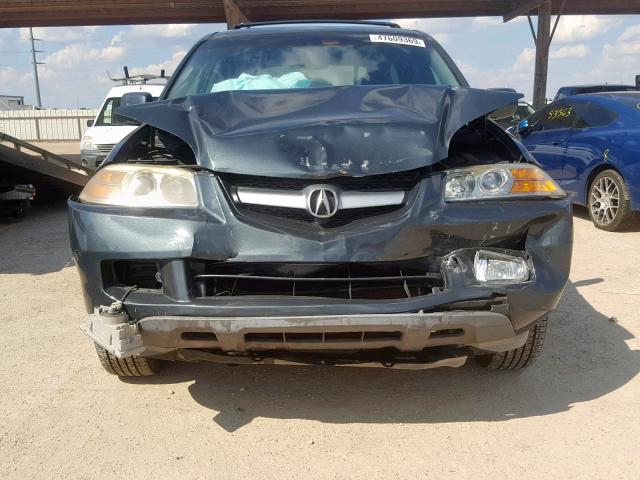 2HNYD18646H533439 - 2006 ACURA MDX TOURIN BLUE photo 9