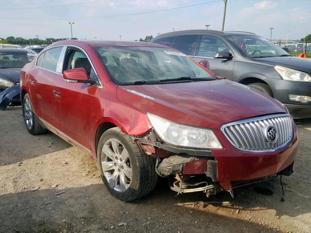 1G4GE5EV6AF325151 - 2010 BUICK LACROSSE C MAROON photo 1