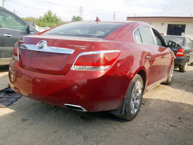 1G4GE5EV6AF325151 - 2010 BUICK LACROSSE C MAROON photo 4