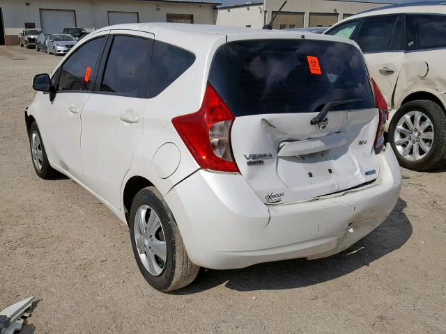 3N1CE2CP8EL361637 - 2014 NISSAN VERSA NOTE WHITE photo 3