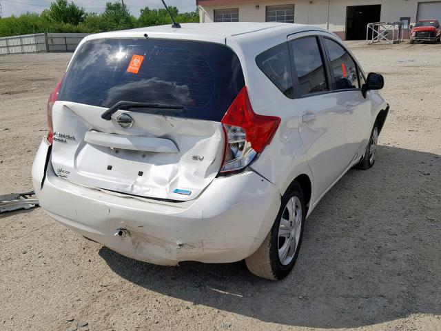 3N1CE2CP8EL361637 - 2014 NISSAN VERSA NOTE WHITE photo 4