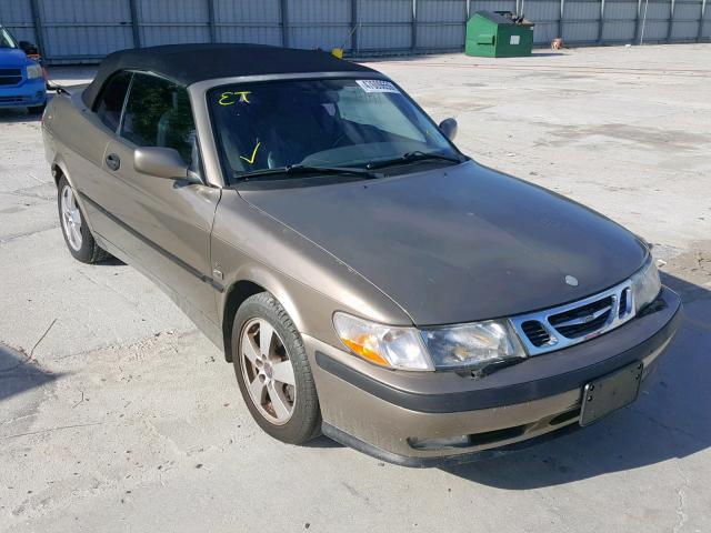 YS3DF78K727000353 - 2002 SAAB 9-3 SE BROWN photo 1