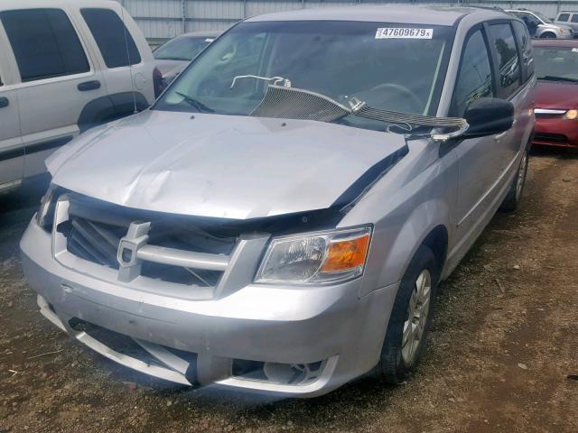 2D8HN44E39R580897 - 2009 DODGE GRAND CARA GRAY photo 2