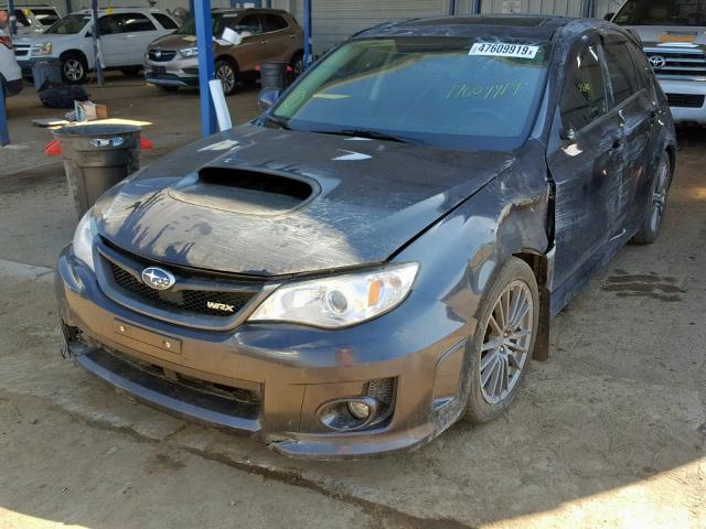 JF1GR7E61EG243489 - 2014 SUBARU IMPREZA WR GRAY photo 2