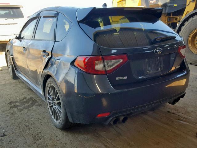 JF1GR7E61EG243489 - 2014 SUBARU IMPREZA WR GRAY photo 3