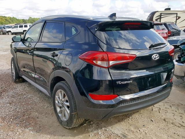 KM8J3CA45JU666825 - 2018 HYUNDAI TUCSON SEL BLACK photo 3