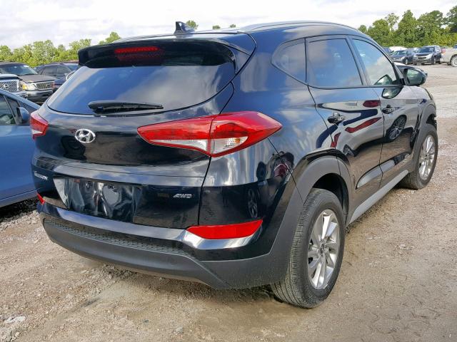 KM8J3CA45JU666825 - 2018 HYUNDAI TUCSON SEL BLACK photo 4