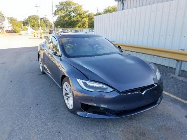 5YJSA1E21HF167731 - 2017 TESLA MODEL S GRAY photo 1