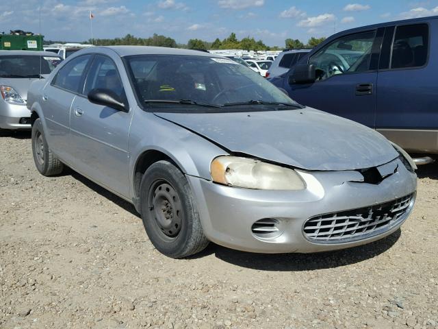 1C3EL46T93N514687 - 2003 CHRYSLER SEBRING LX SILVER photo 1