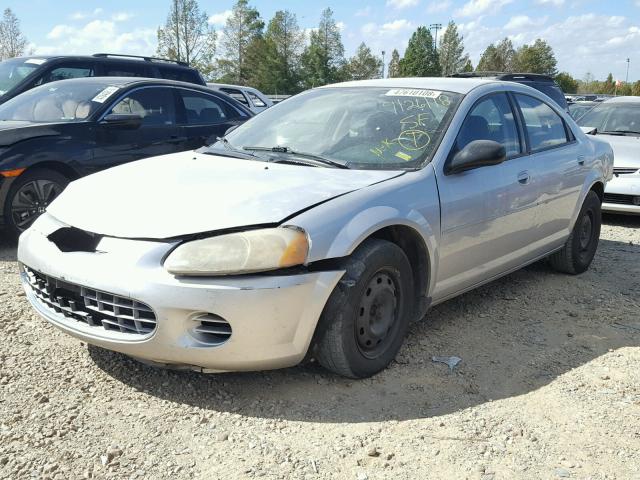 1C3EL46T93N514687 - 2003 CHRYSLER SEBRING LX SILVER photo 2