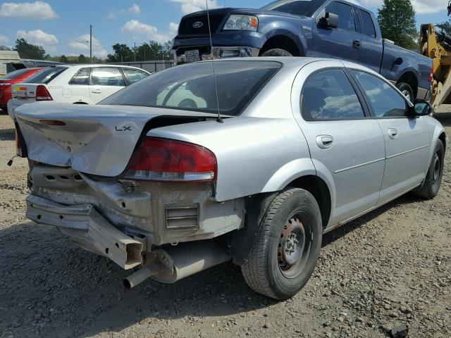 1C3EL46T93N514687 - 2003 CHRYSLER SEBRING LX SILVER photo 4