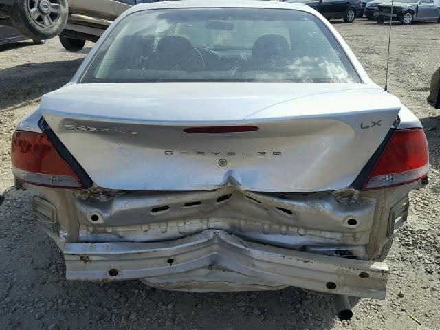 1C3EL46T93N514687 - 2003 CHRYSLER SEBRING LX SILVER photo 9