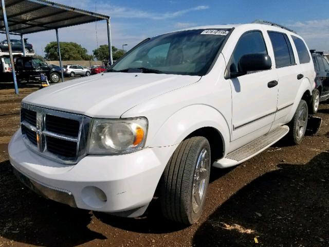 1D8HD58257F569803 - 2007 DODGE DURANGO LI WHITE photo 2