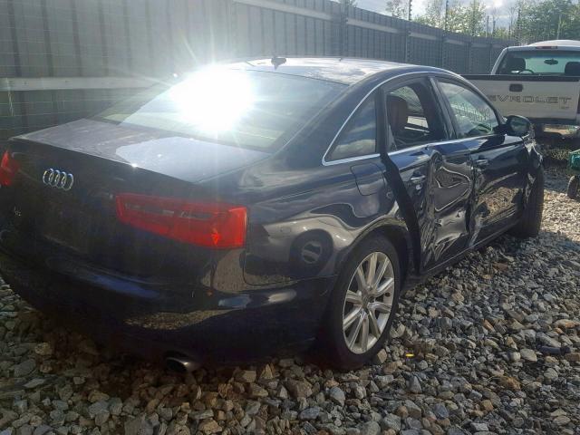 WAUGFAFC8EN024591 - 2014 AUDI A6 PREMIUM BLUE photo 4