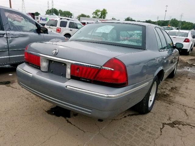 2MEFM75W1YX651055 - 2000 MERCURY GRAND MARQ GRAY photo 4