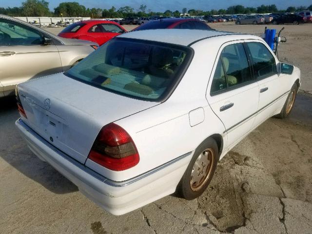 WDBHA29GXWA625065 - 1998 MERCEDES-BENZ C 280 WHITE photo 4