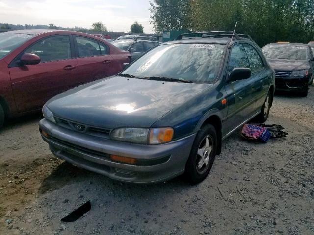 JF1GF4853TG815797 - 1996 SUBARU IMPREZA OU GREEN photo 2