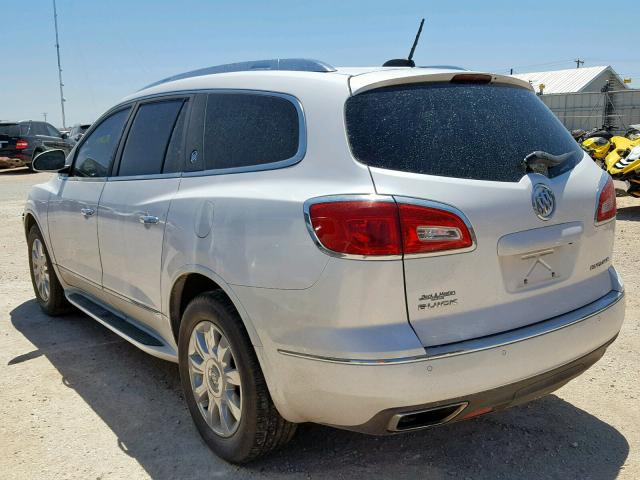 5GAKRBKD1GJ326762 - 2016 BUICK ENCLAVE WHITE photo 3