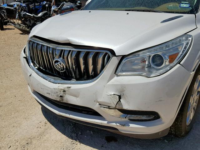 5GAKRBKD1GJ326762 - 2016 BUICK ENCLAVE WHITE photo 9