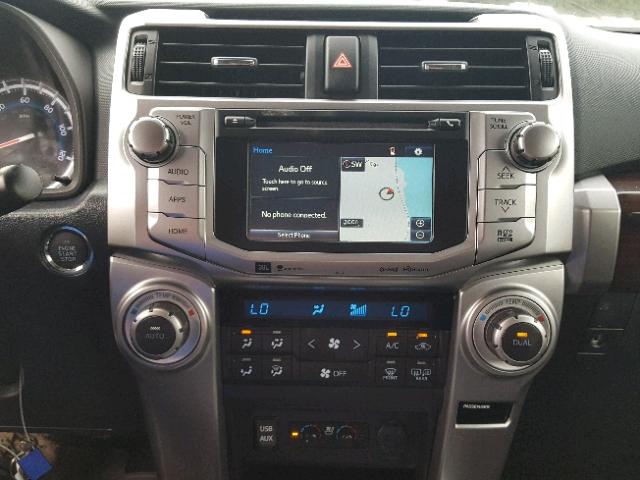 JTEBU5JR4J5510293 - 2018 TOYOTA 4RUNNER SR BLACK photo 9