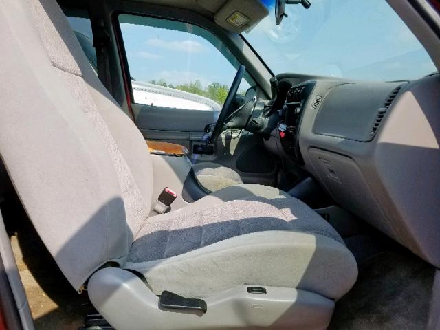 1FMZU34E6WZB73069 - 1998 FORD EXPLORER BURGUNDY photo 5