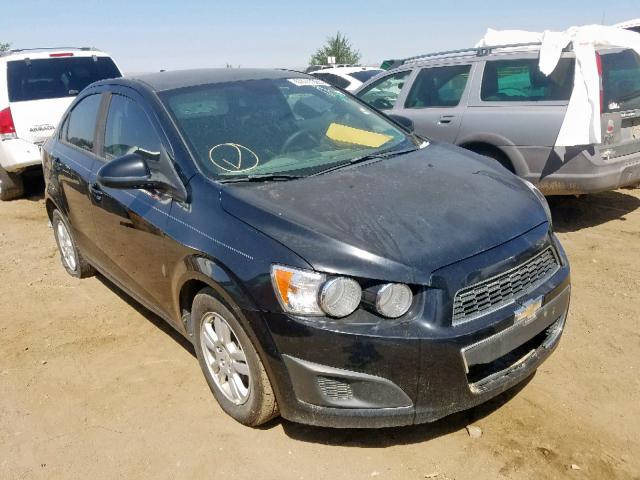 1G1JB5SH1C4169321 - 2012 CHEVROLET SONIC LS BLACK photo 1