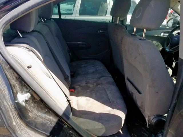 1G1JB5SH1C4169321 - 2012 CHEVROLET SONIC LS BLACK photo 6