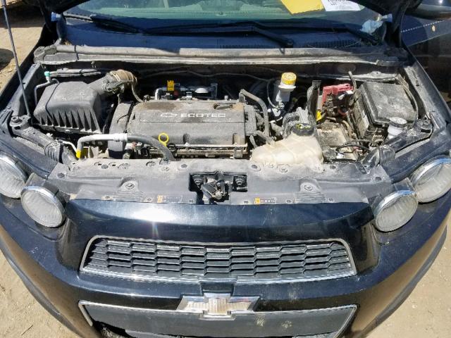 1G1JB5SH1C4169321 - 2012 CHEVROLET SONIC LS BLACK photo 7