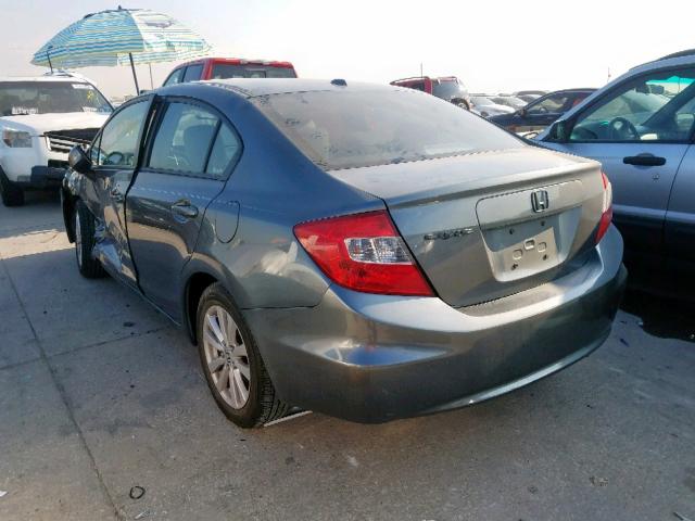 19XFB2F83CE043420 - 2012 HONDA CIVIC EX GRAY photo 3