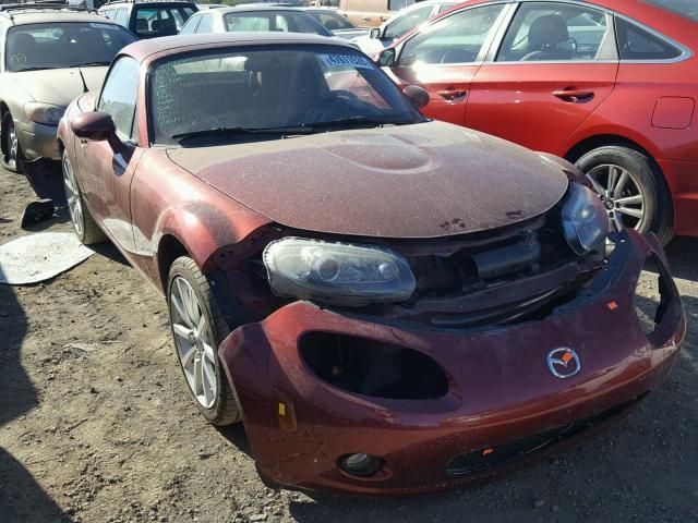 JM1NC26F780144189 - 2008 MAZDA MX-5 MIATA RED photo 1