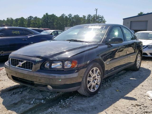 YV1RS61T232271254 - 2003 VOLVO S60 BLACK photo 2