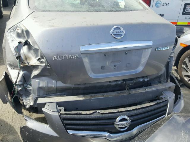 1N4CL21EX9C157353 - 2009 NISSAN ALTIMA HYB GRAY photo 9