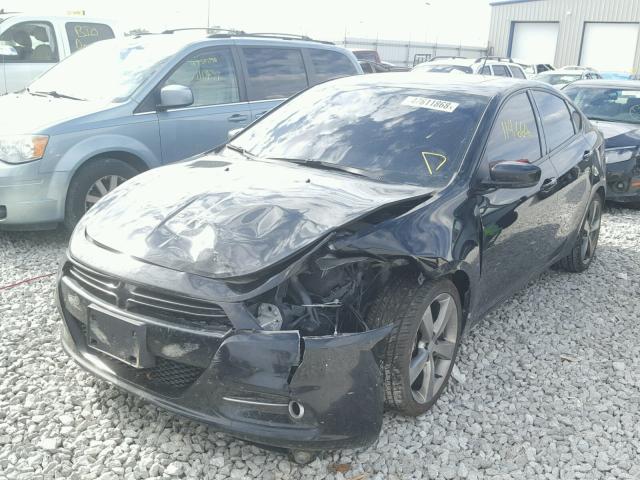 1C3CDFEB1ED677898 - 2014 DODGE DART GT BLACK photo 2