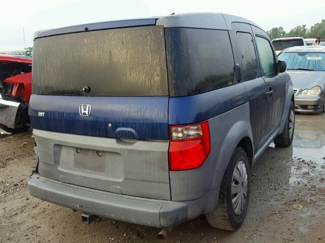 5J6YH28223L000365 - 2003 HONDA ELEMENT DX BLUE photo 4