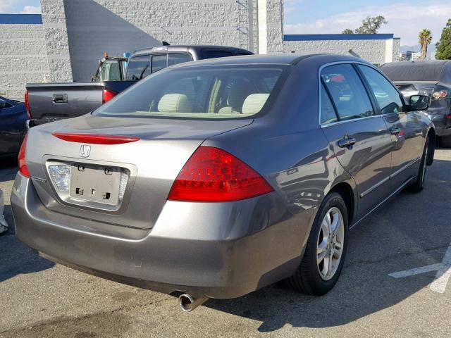 1HGCM56756A146241 - 2006 HONDA ACCORD EX CHARCOAL photo 4