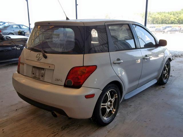 JTKKT624540061068 - 2004 TOYOTA SCION XA SILVER photo 4