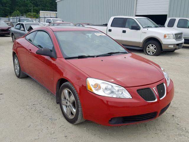 1G2ZH18N574172876 - 2007 PONTIAC G6 GT RED photo 1