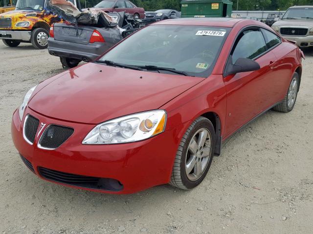 1G2ZH18N574172876 - 2007 PONTIAC G6 GT RED photo 2