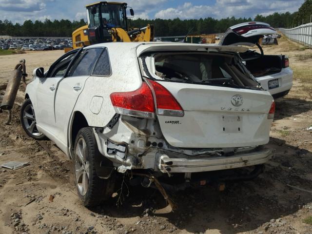 4T3ZK3BB0BU040983 - 2011 TOYOTA VENZA BASE WHITE photo 3