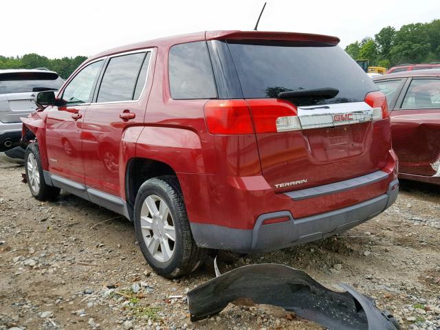 2GKALMEK9D6173384 - 2013 GMC TERRAIN SL RED photo 3