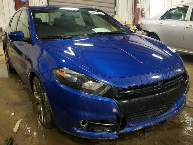 1C3CDFBBXED668542 - 2014 DODGE DART SXT BLUE photo 1