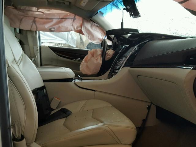 1GYS3MKJ4FR579537 - 2015 CADILLAC ESCALADE L WHITE photo 5