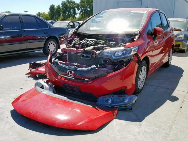 JHMGK5H55GX013588 - 2016 HONDA FIT LX RED photo 2